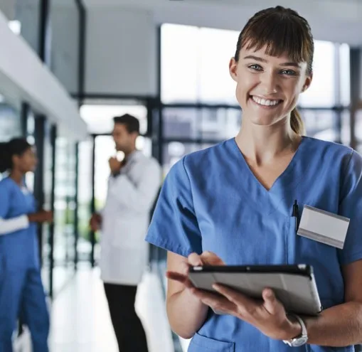 Healthcare team at hospital