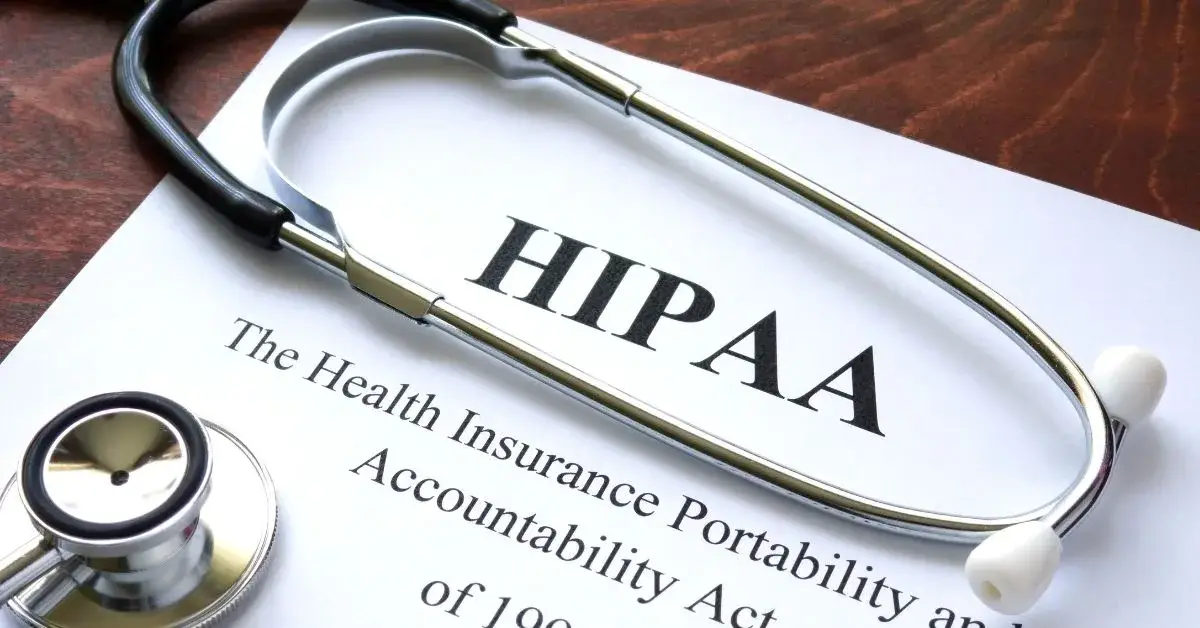 HIPAA Guide on clipboard with a stethescope