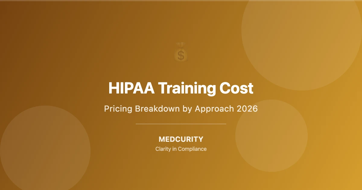 HIPAA Training Cost - Medcurity HIPAA Compliance